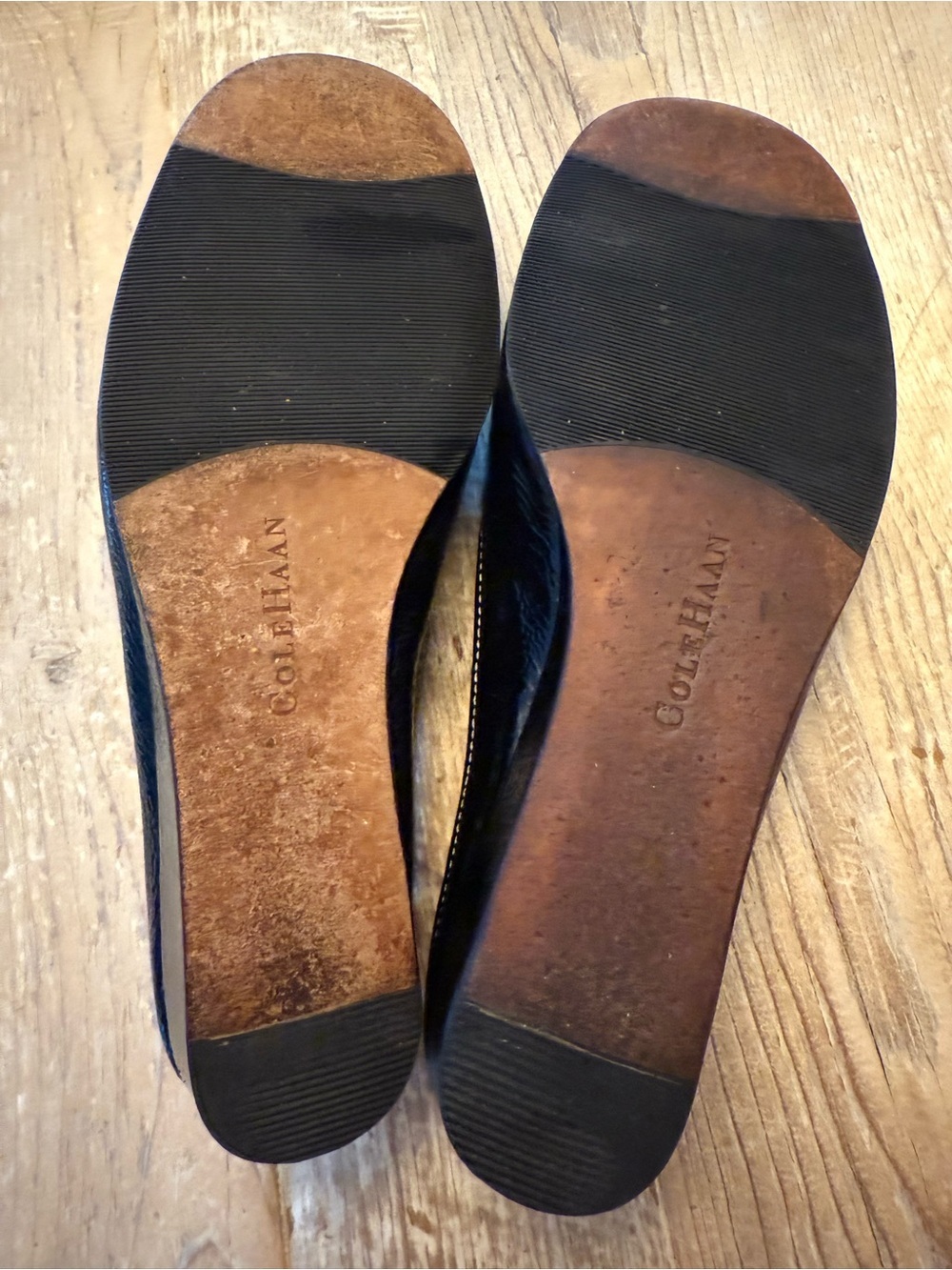 Cole Haan Black Patent Leather Tassel Slip-Ons 6 - Picture 6 of 6